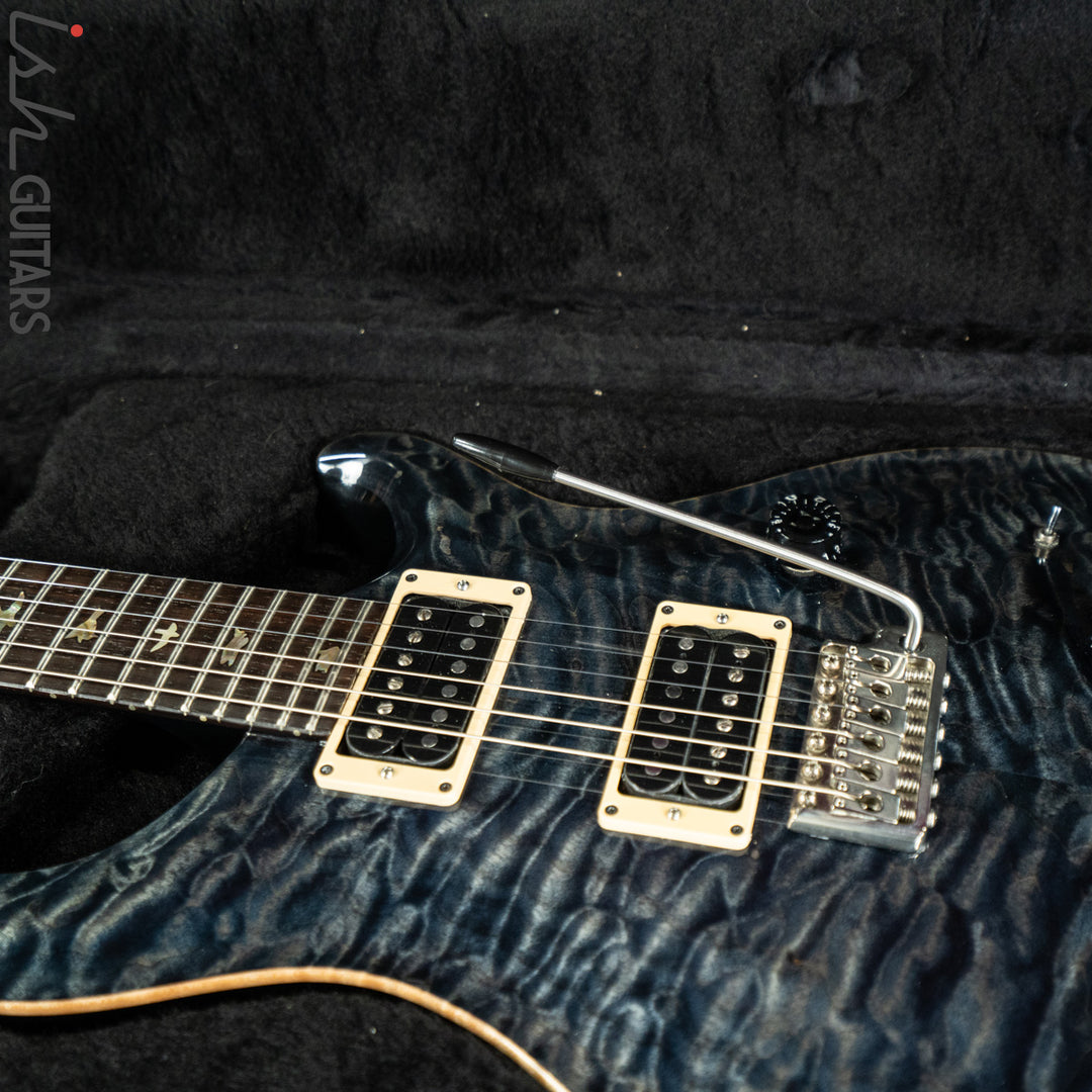 1988 PRS Custom 24 Signature Quilted Maple Whale Blue 