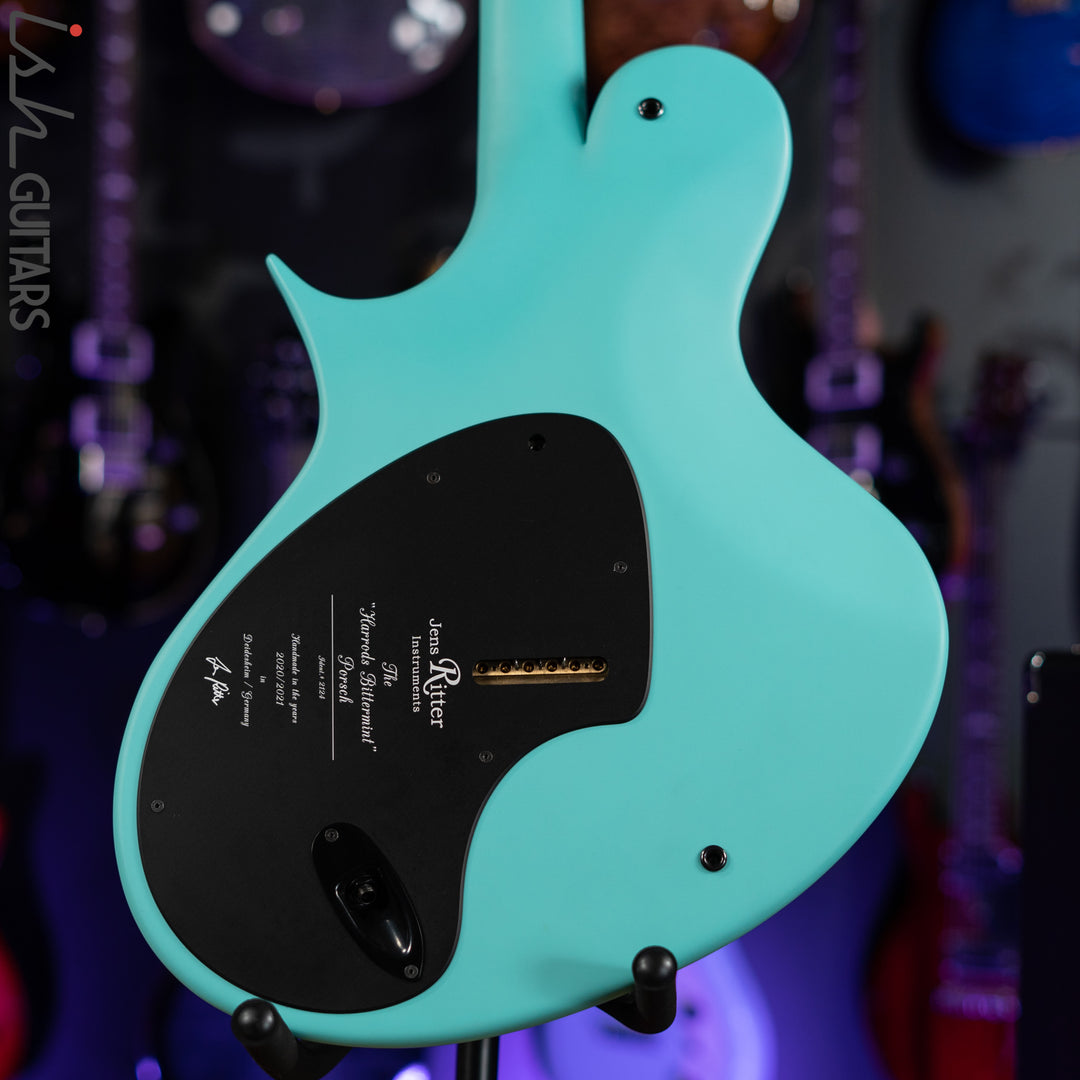 Ritter Porsch Tremolo Electric Guitar Harrods Bittermint