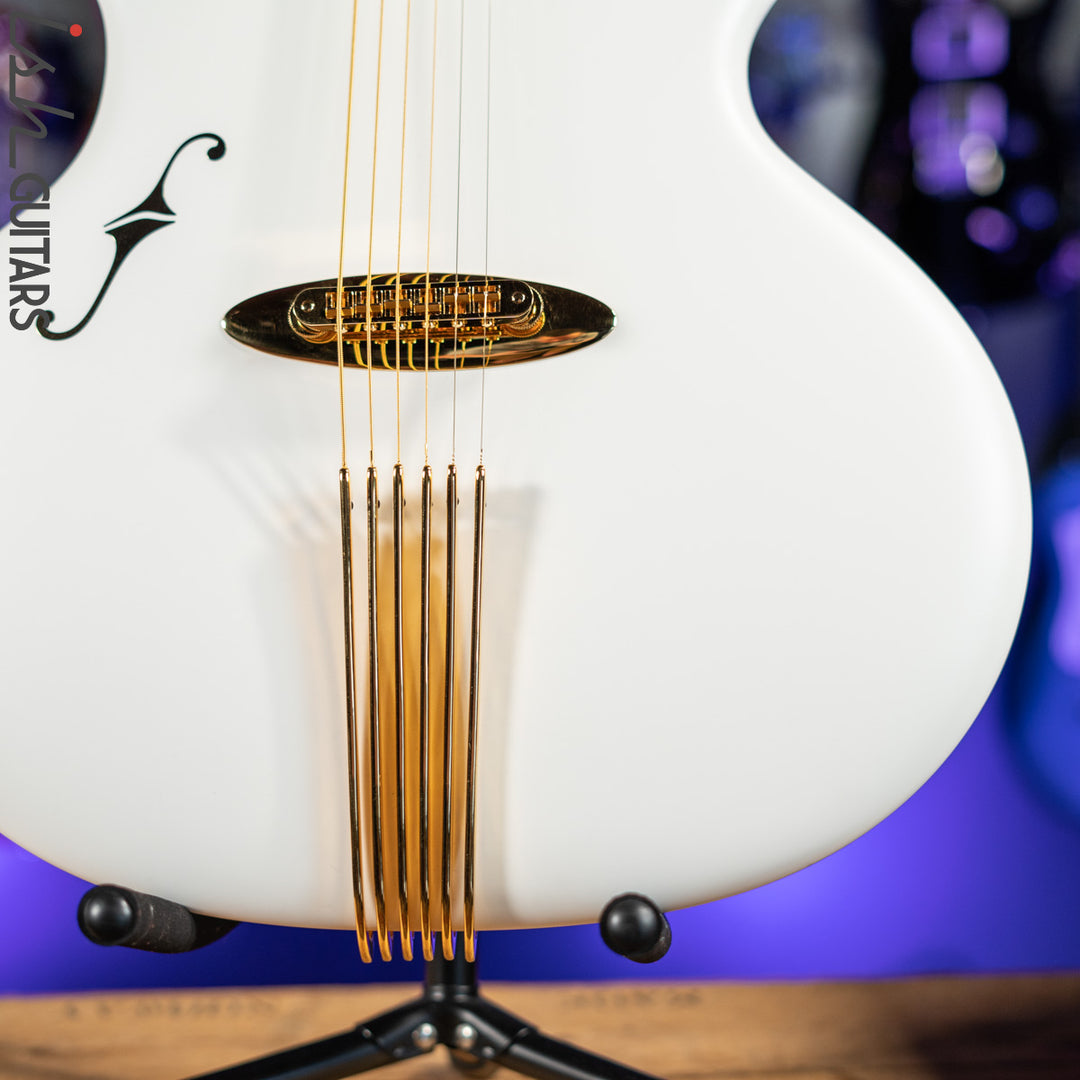 2010 Ritter Princess Isabella CO Edition Baritone Guitar White
