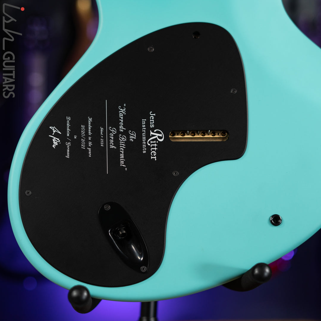 Ritter Porsch Tremolo Electric Guitar Harrods Bittermint