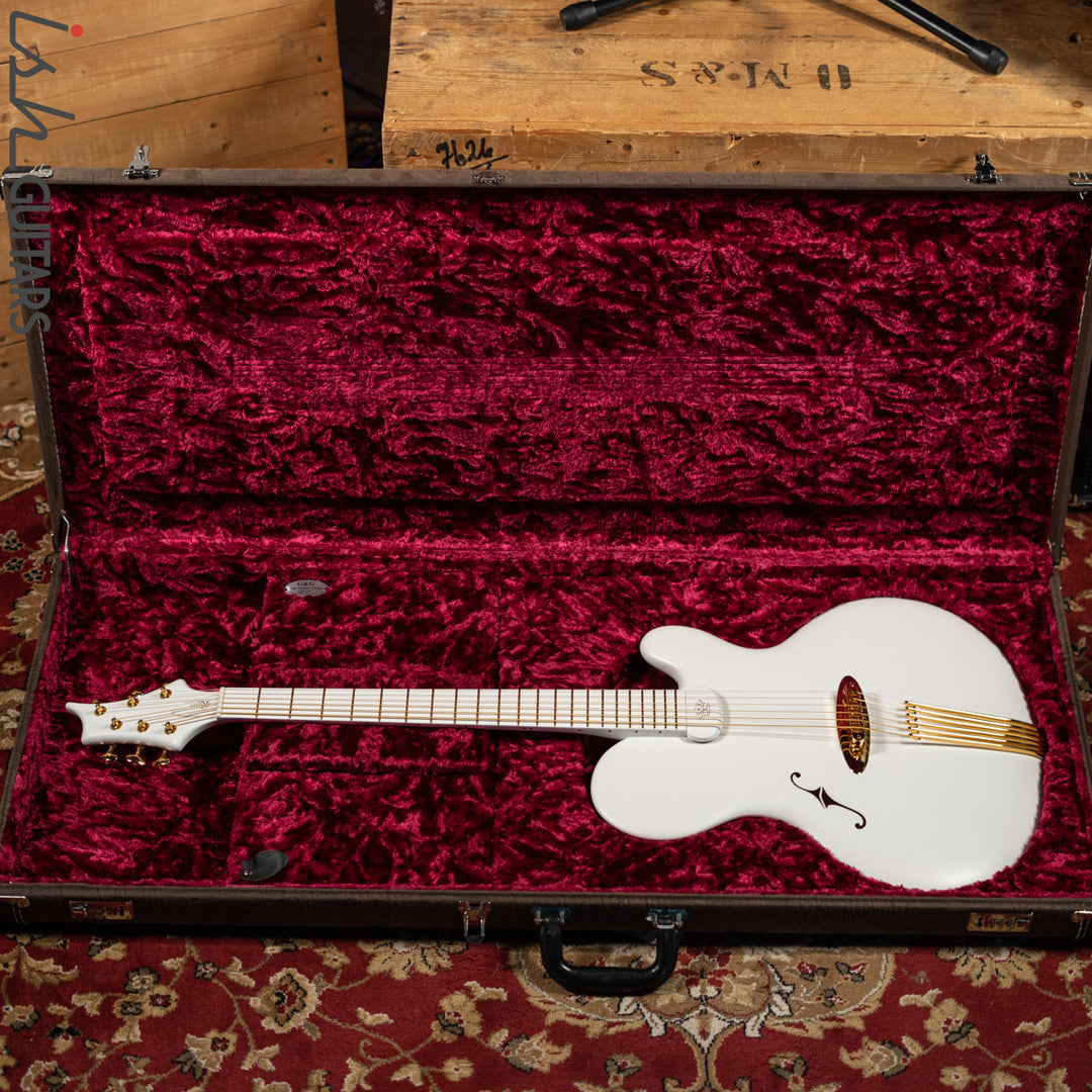 2010 Ritter Princess Isabella CO Edition Baritone Guitar White