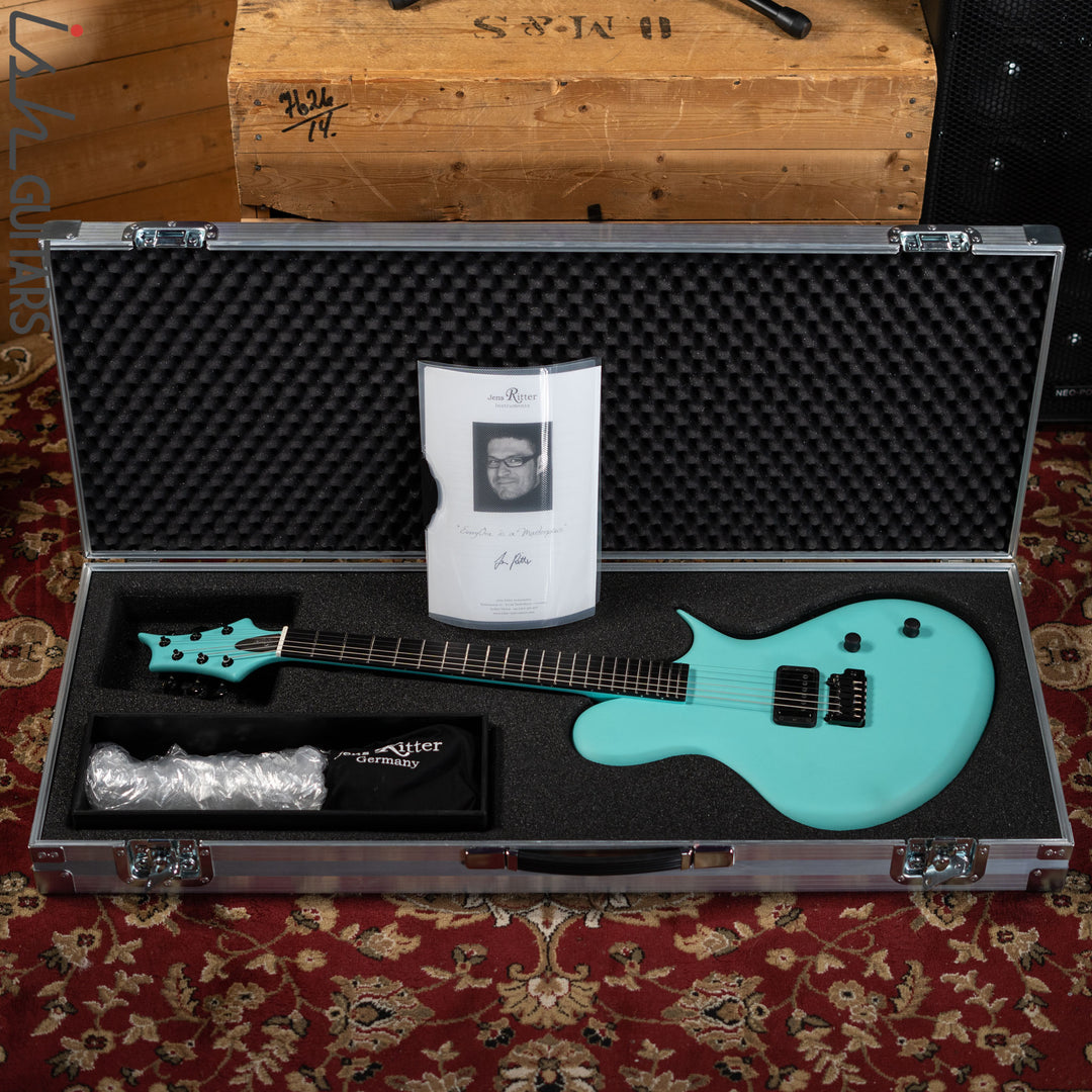 Ritter Porsch Tremolo Electric Guitar Harrods Bittermint