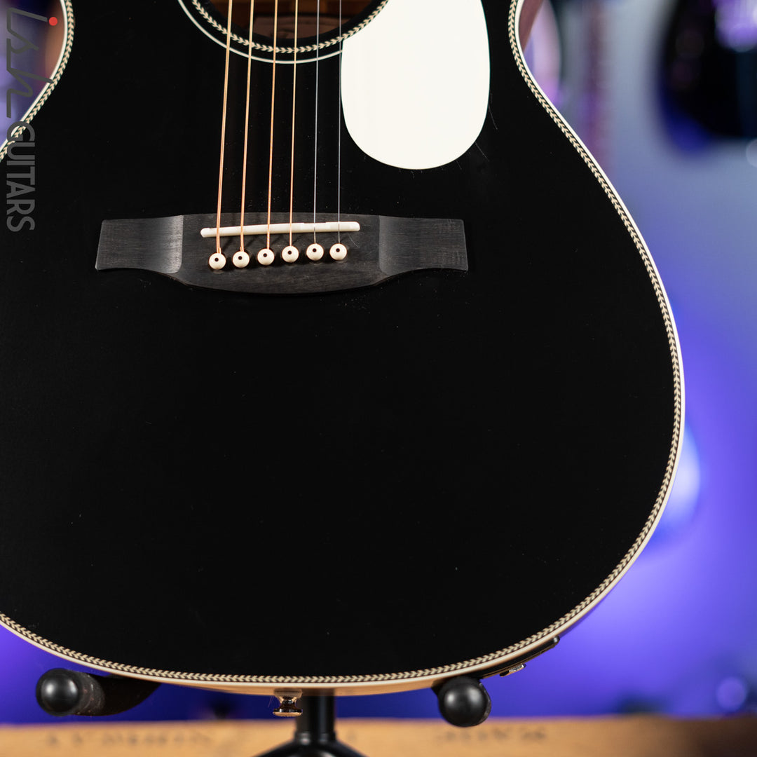 2021 PRS SE P20E Parlor Acoustic Guitar Black Top