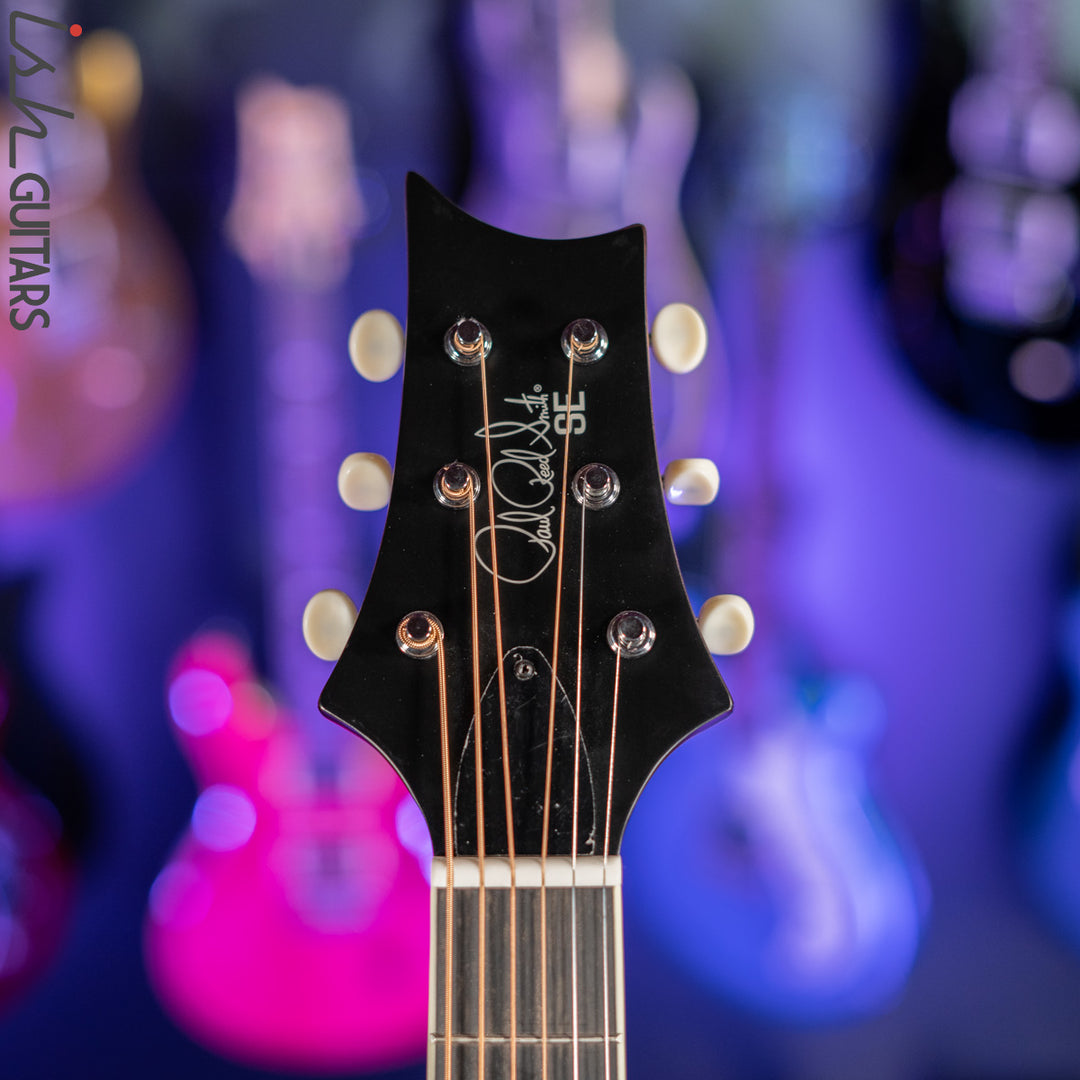 2021 PRS SE P20E Parlor Acoustic Guitar Black Top