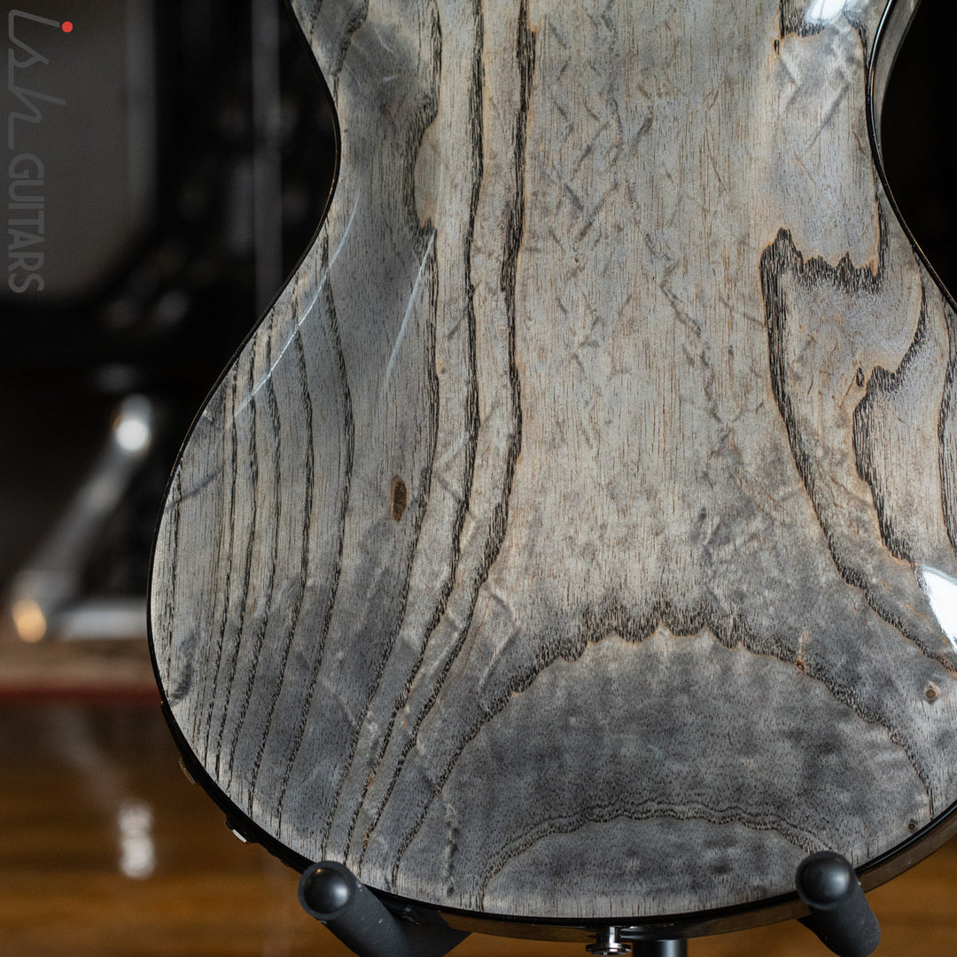 PRS Private Stock Hollowbody II Piezo 24 Fret Swamp Ash Grey Wash