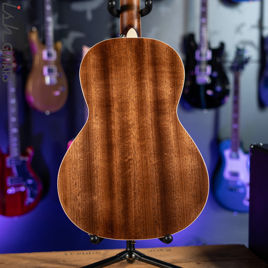 2021 PRS SE P20E Parlor Acoustic Guitar Black Top