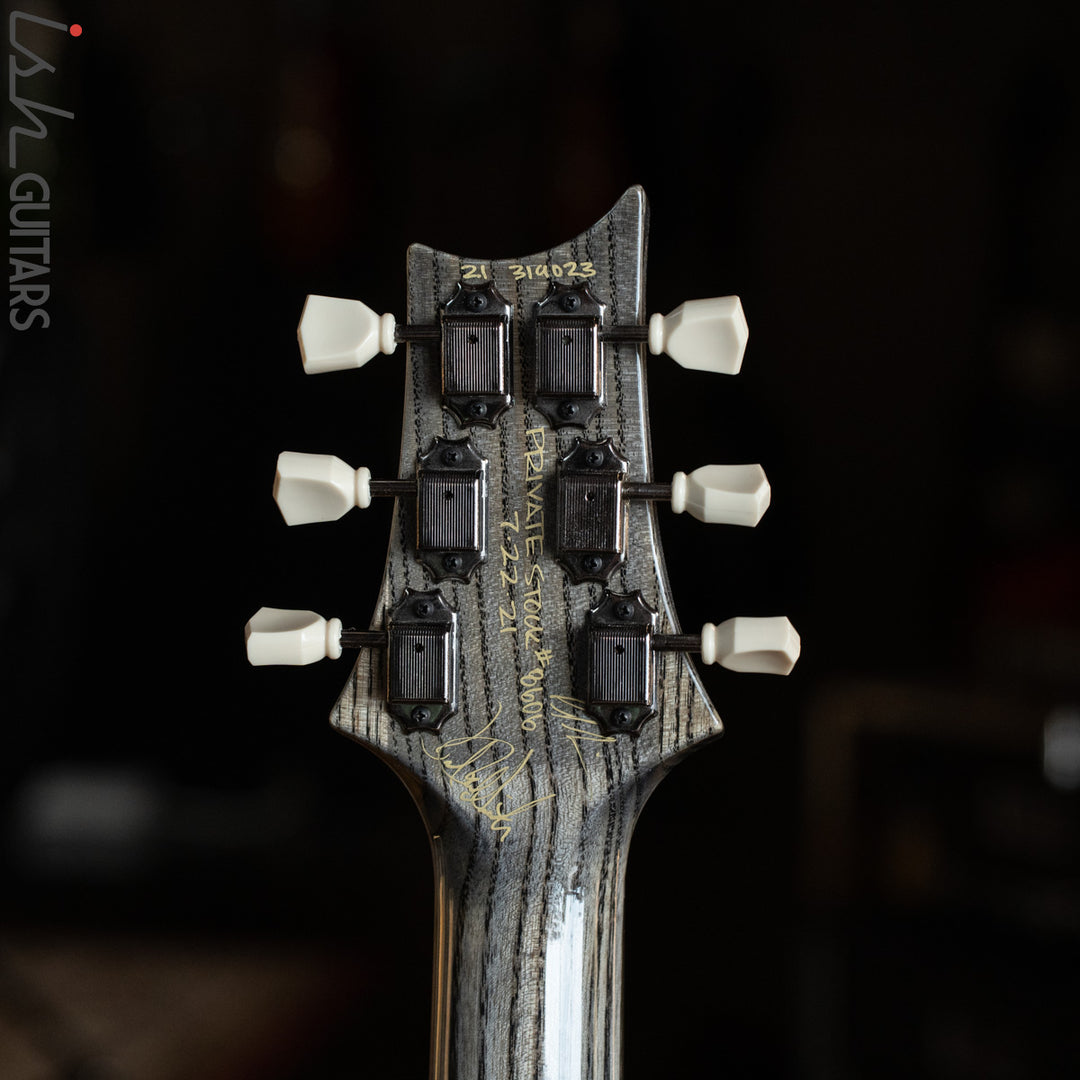 PRS Private Stock Hollowbody II Piezo 24 Fret Swamp Ash Grey Wash