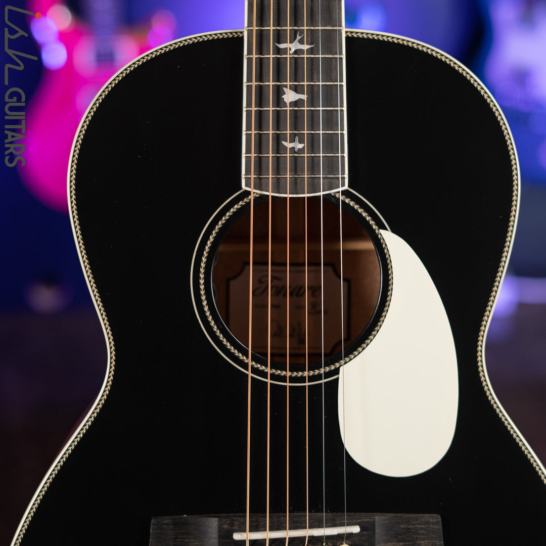 2021 PRS SE P20E Parlor Acoustic Guitar Black Top