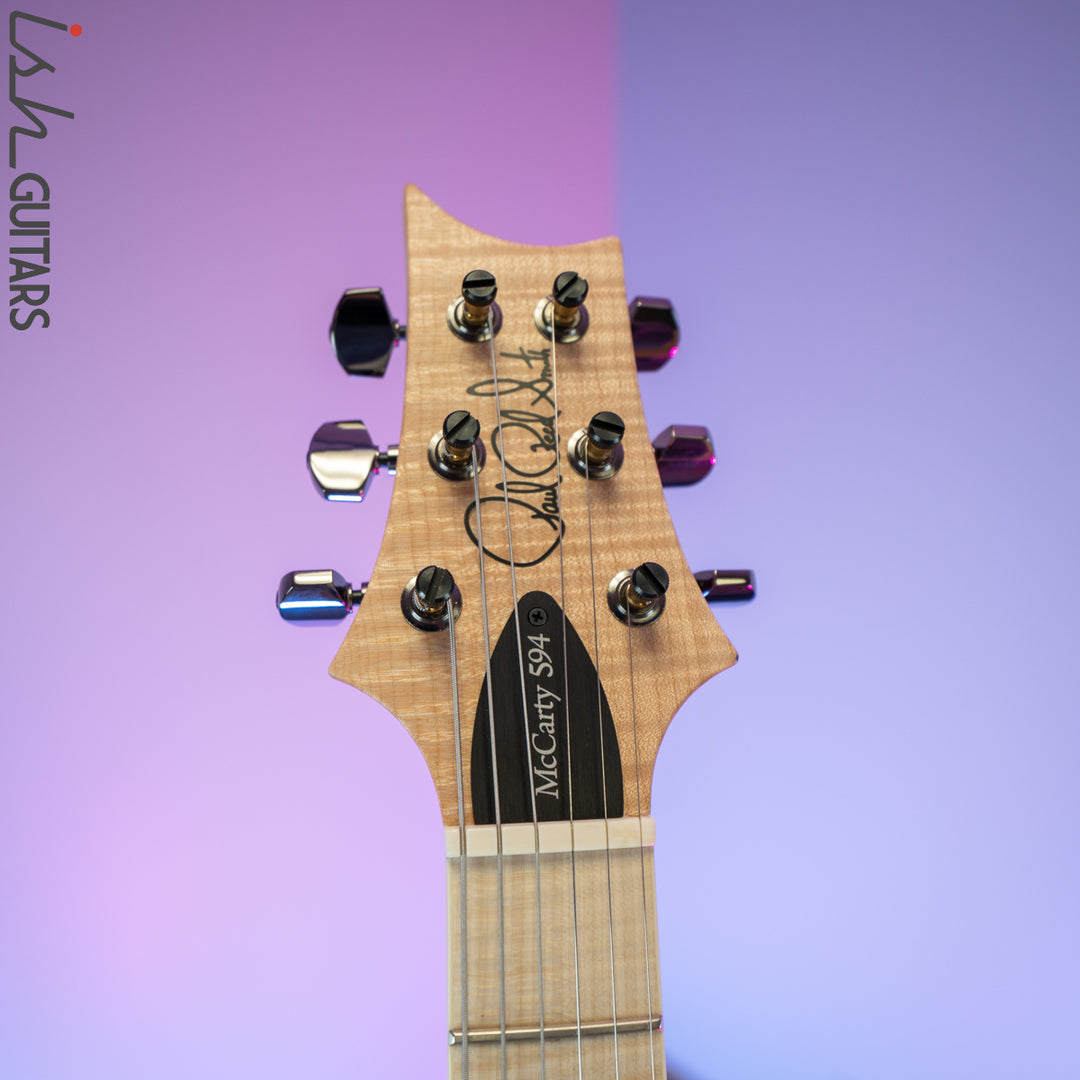 2020 Paul Reed Smith PRS Wood Library McCarty 594 Black Satin Ash Maple Neck