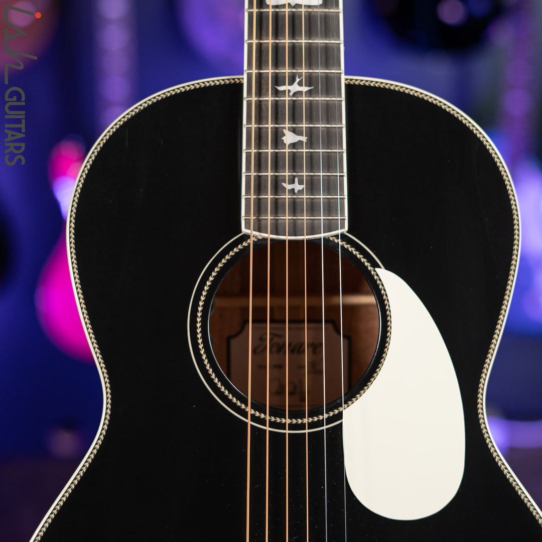 2021 PRS SE P20E Parlor Acoustic Guitar Black Top