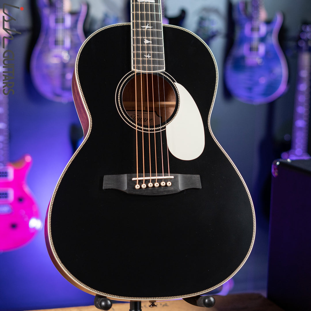 2021 PRS SE P20E Parlor Acoustic Guitar Black Top