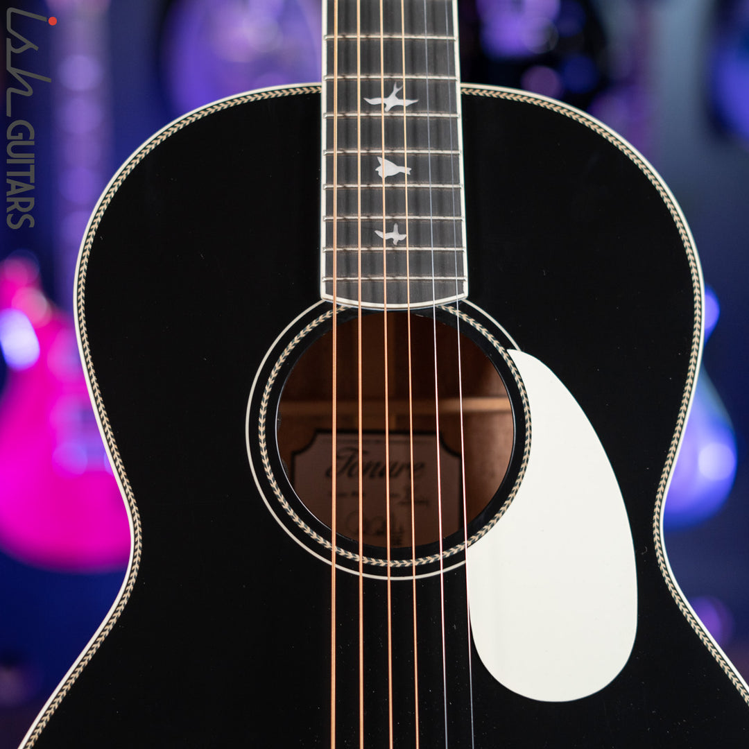 2021 PRS SE P20E Parlor Acoustic Guitar Black Top