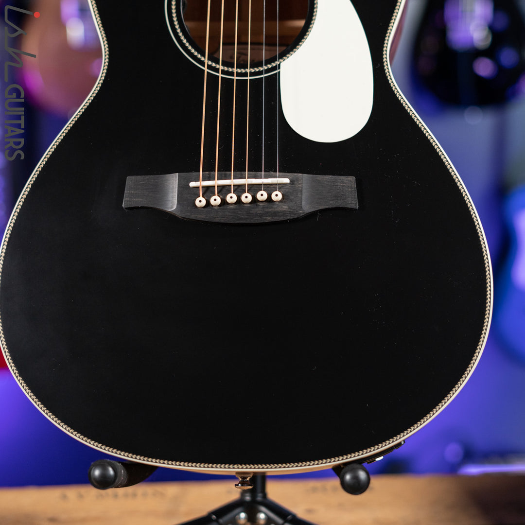 2021 PRS SE P20E Parlor Acoustic Guitar Black Top