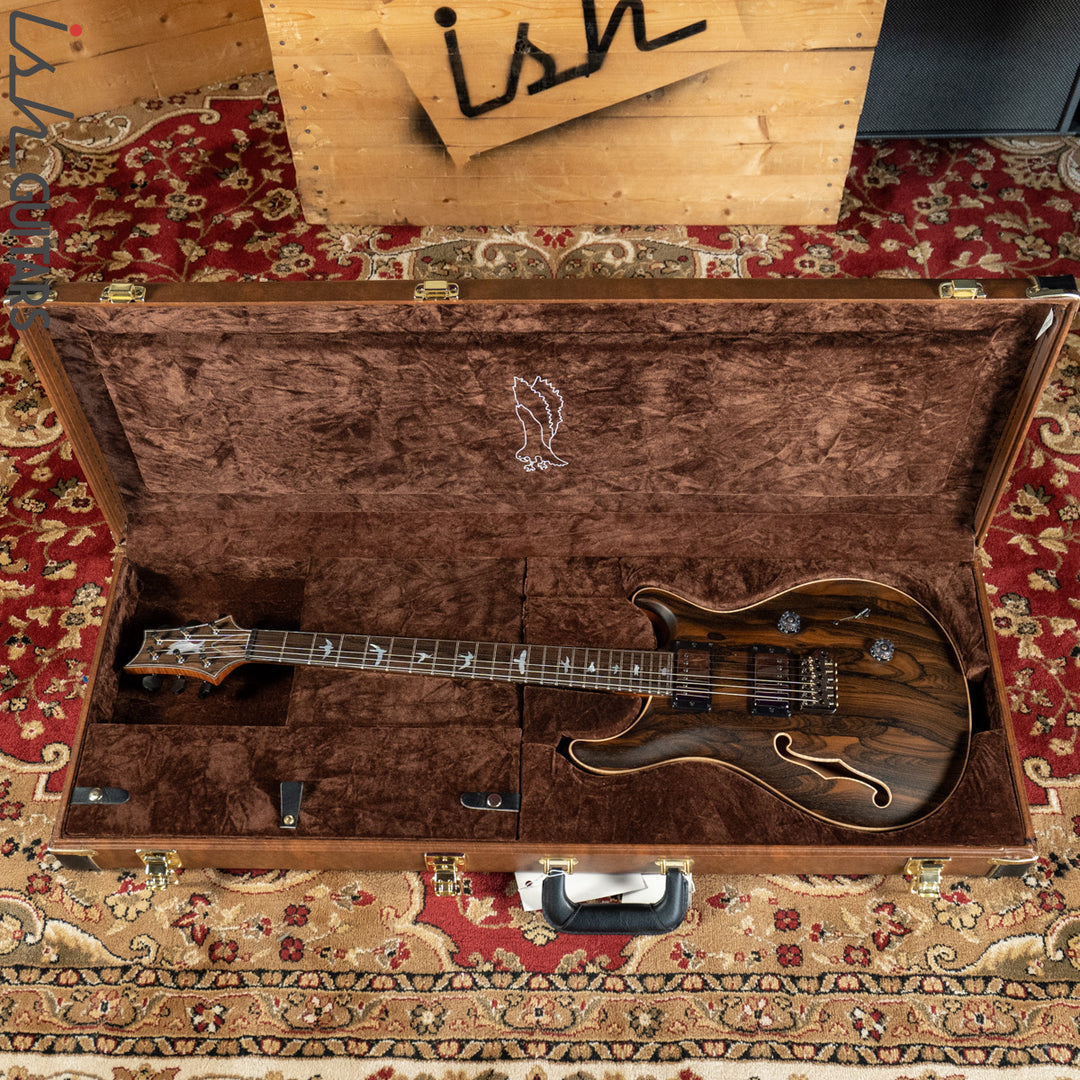 2020 PRS Private Stock Custom 24 Semi-Hollow Ziricote Satin