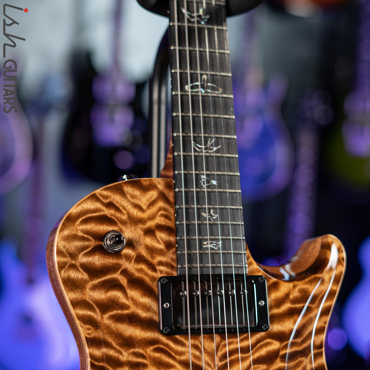 PRS Wood Library Tremonti Stoptail Copperhead Burst 10 Top Quilt