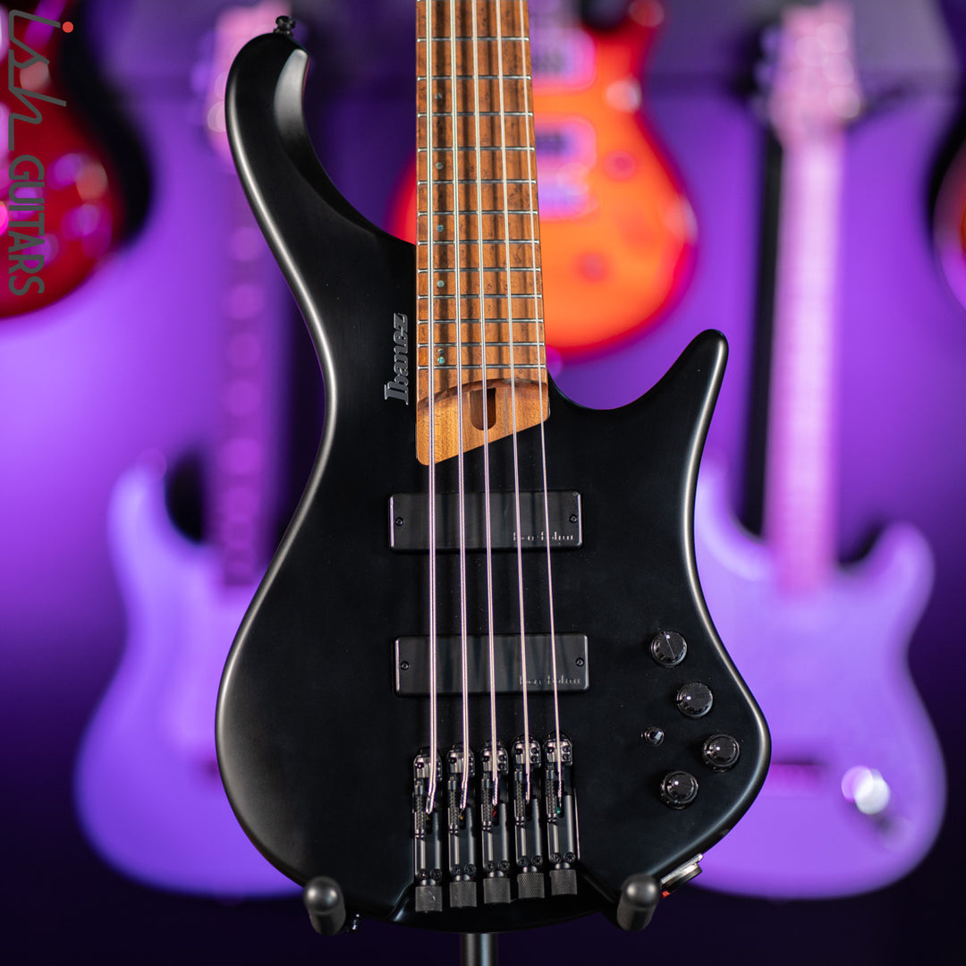 Ibanez EHB1005 5-String Headless Bass Black Flat