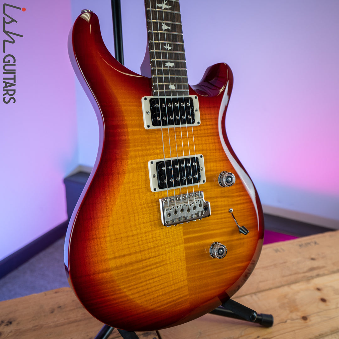2020 PRS S2 Custom 24 Dark Cherry Sunburst Wrap Custom Color