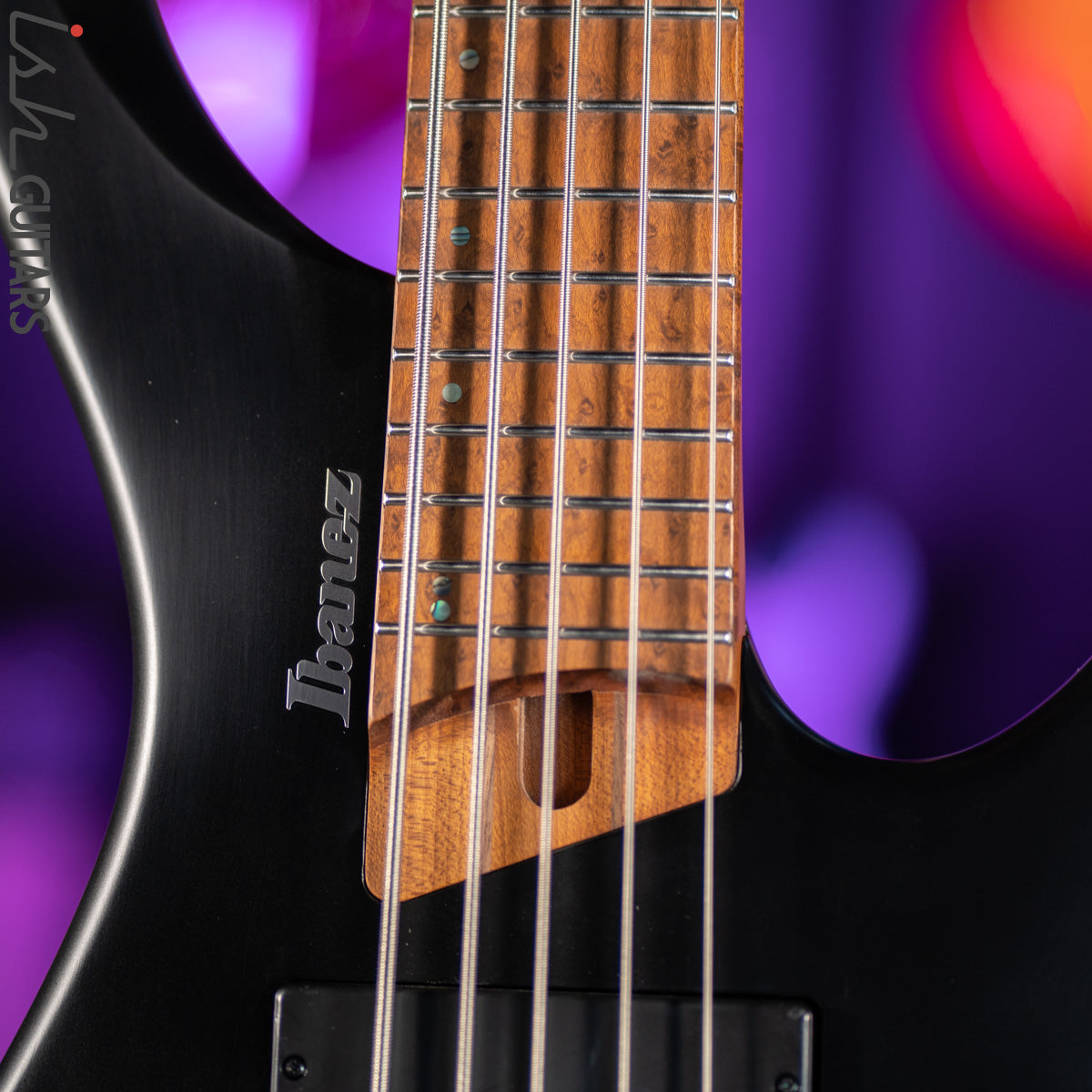Ibanez EHB1005 5-String Headless Bass Black Flat – Ish Guitars
