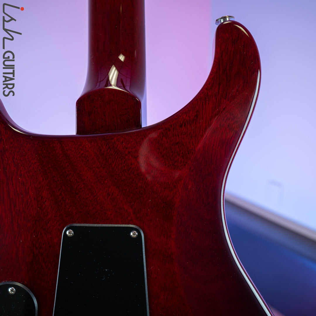 2020 PRS S2 Custom 24 Dark Cherry Sunburst Wrap Custom Color