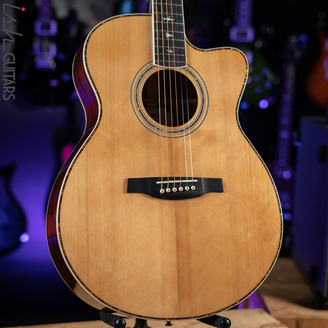 PRS SE Angelus A40E Acoustic Electric Guitar Natural Demo