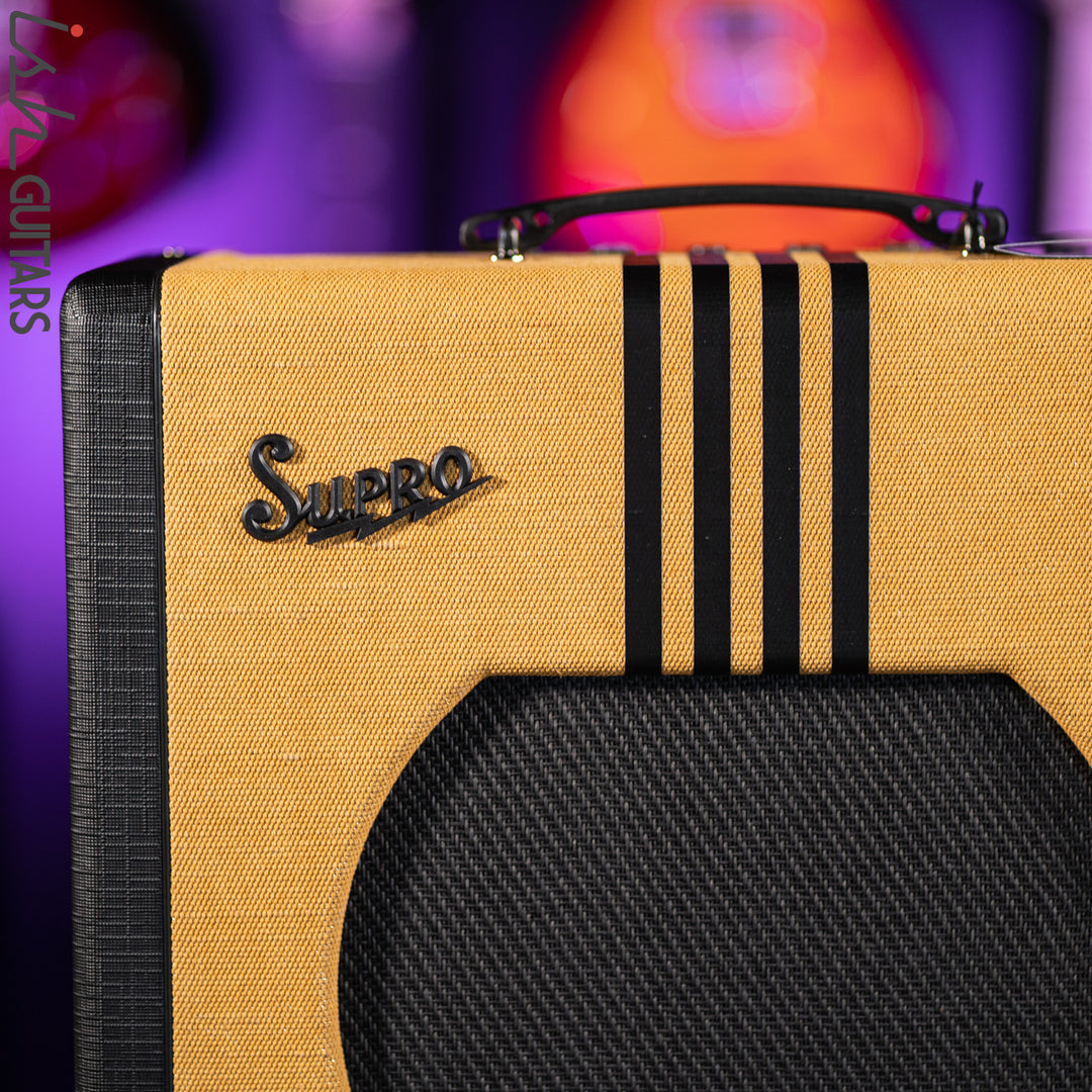 Supro Delta King 12 15W Tube Guitar Amp Tweed and Black