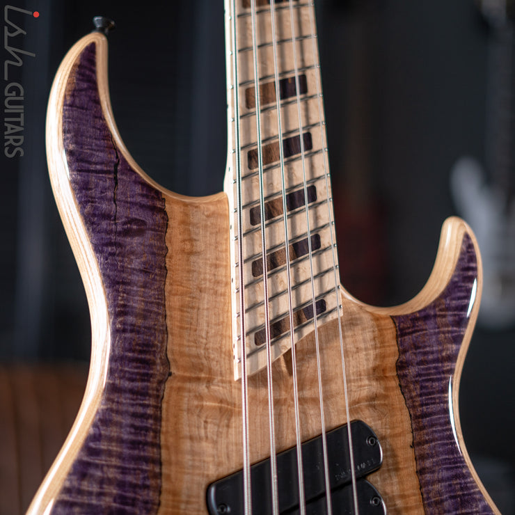 Dingwall Z3 5-String Bass Spalted Maple Purple Canyon Gloss Finish