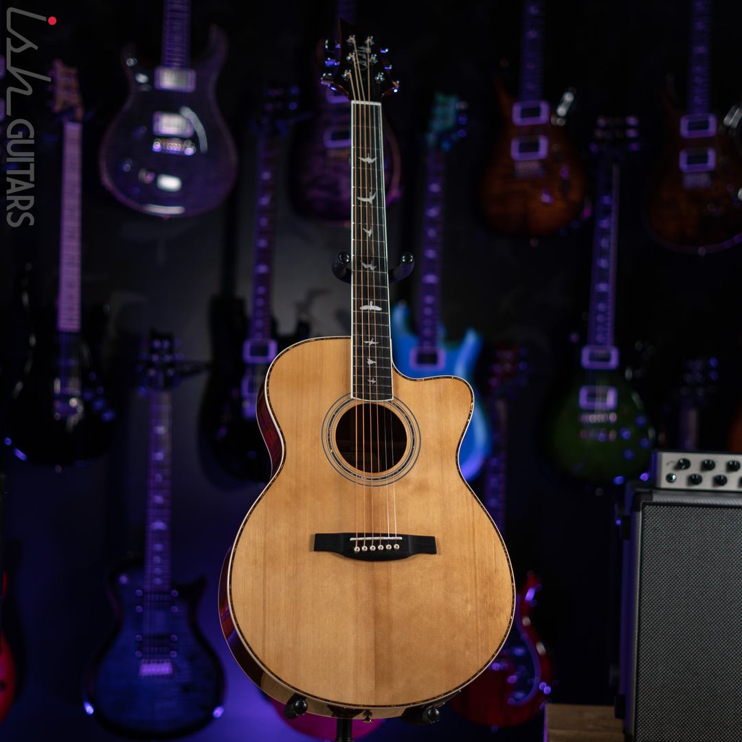 PRS SE Angelus A40E Acoustic Electric Guitar Natural Demo