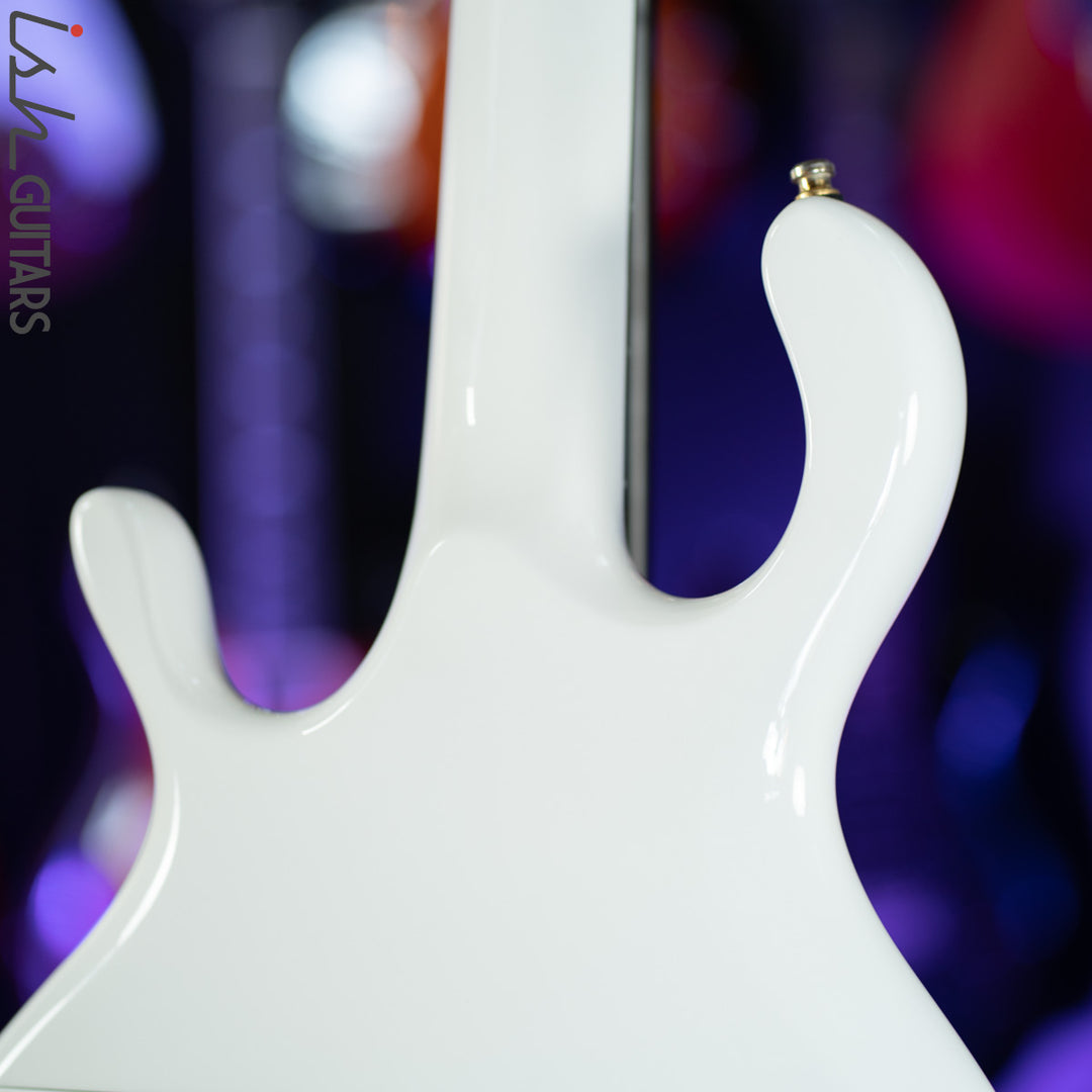 1980s/1990s Pedulla Buzz 4 Fretless Bass White Gloss