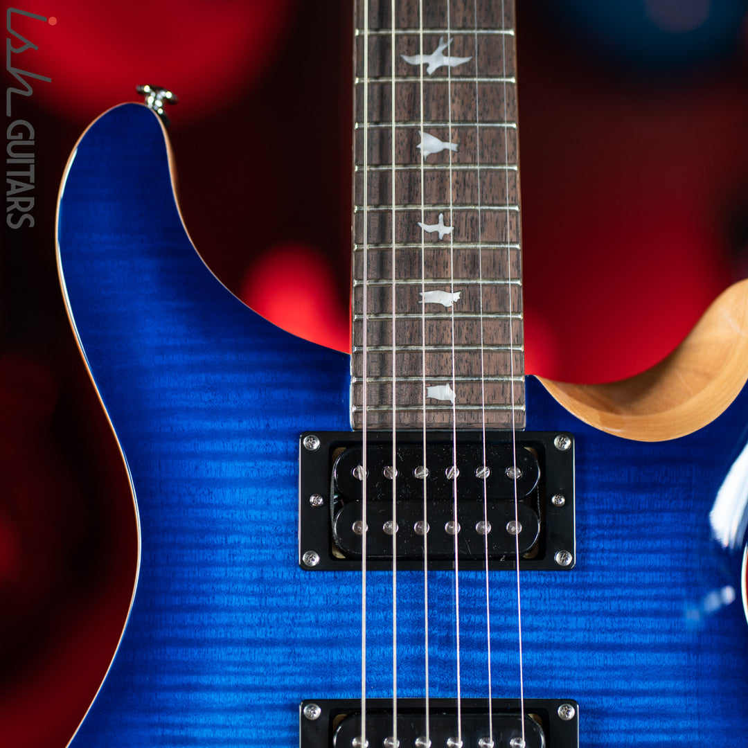 PRS SE Custom 24 Faded Blue Burst
