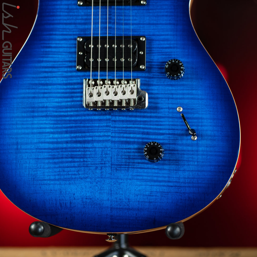 PRS SE Custom 24 Faded Blue Burst