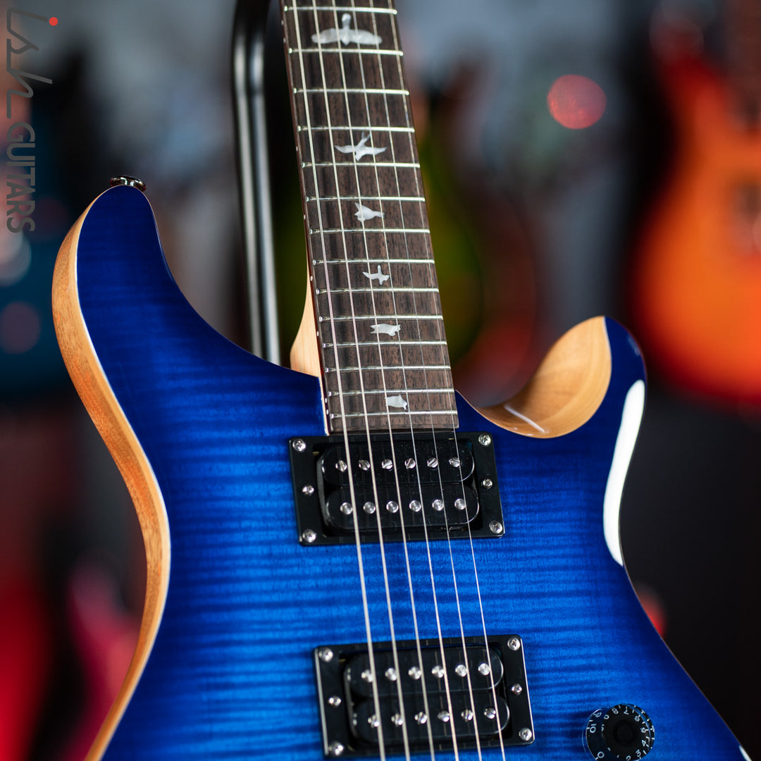 PRS SE Custom 24 Faded Blue Burst