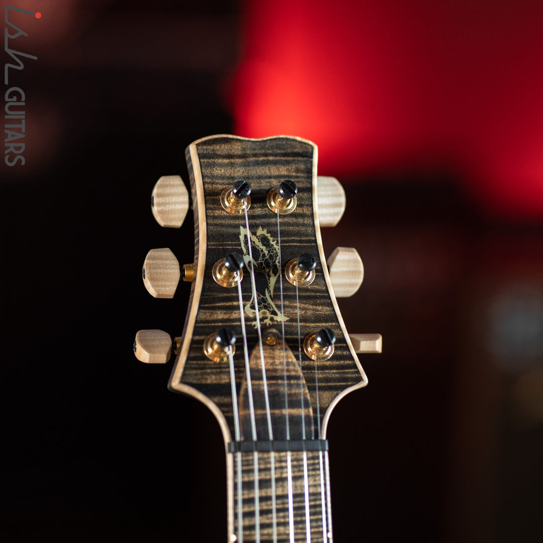 PRS Private Stock Santana Semi-Hollow Roasted Curly Maple Charcoal