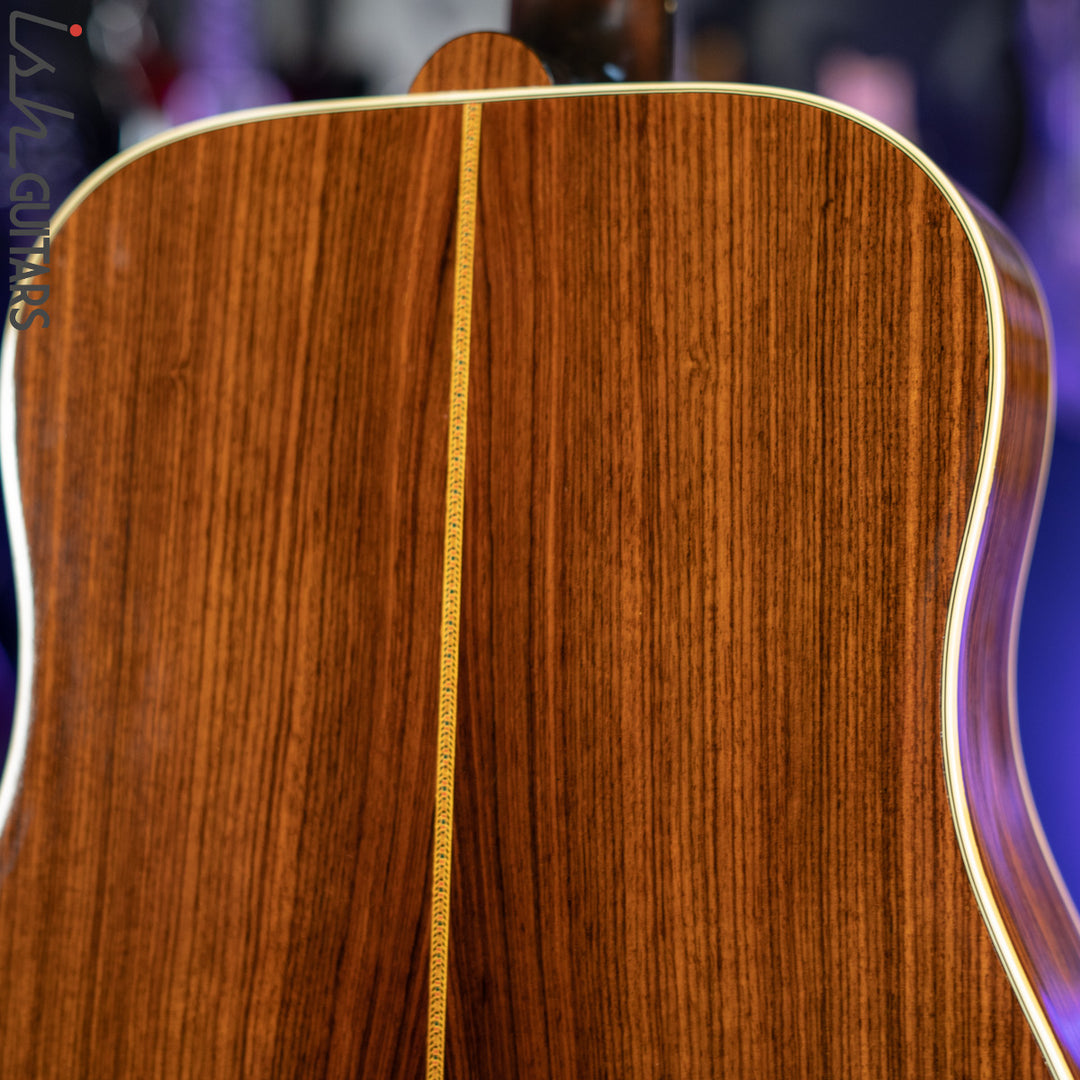 1976 Mossman Flint Hills Dreadnought Acoustic Guitar Natural