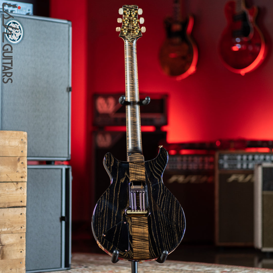 PRS Private Stock Santana Semi-Hollow Roasted Curly Maple Charcoal