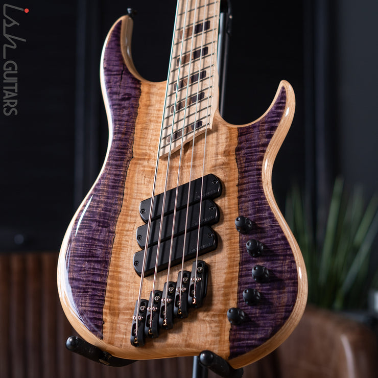 Dingwall Z3 5-String Bass Spalted Maple Purple Canyon Gloss Finish