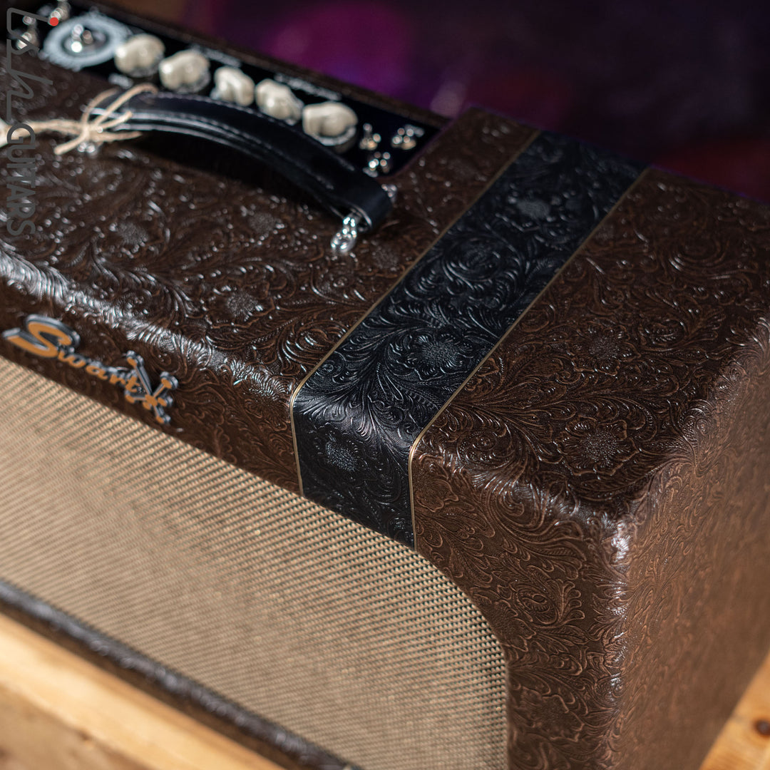 Swart MOD 84 1x12 Combo Brown Western Tolex Stripe