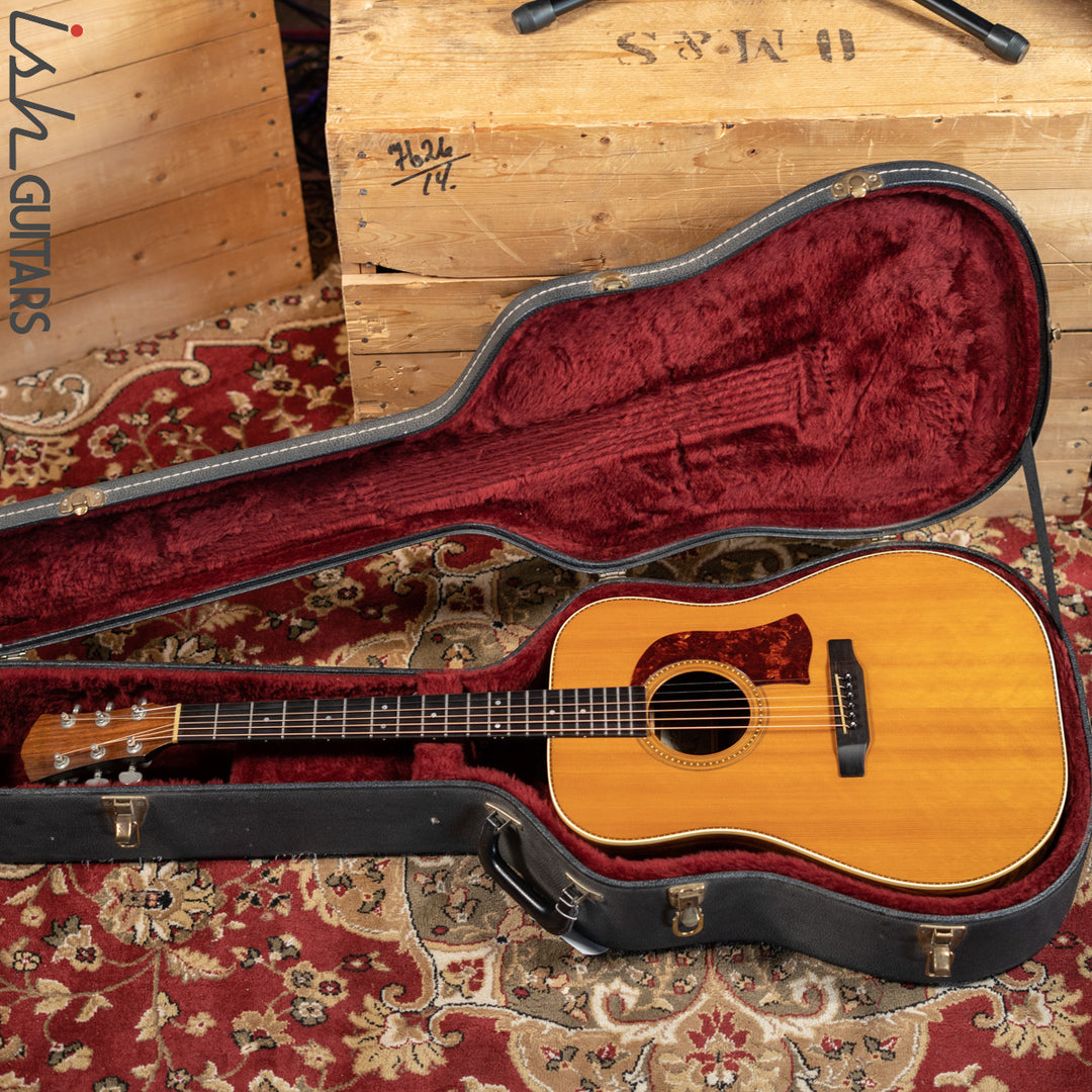1976 Mossman Flint Hills Dreadnought Acoustic Guitar Natural