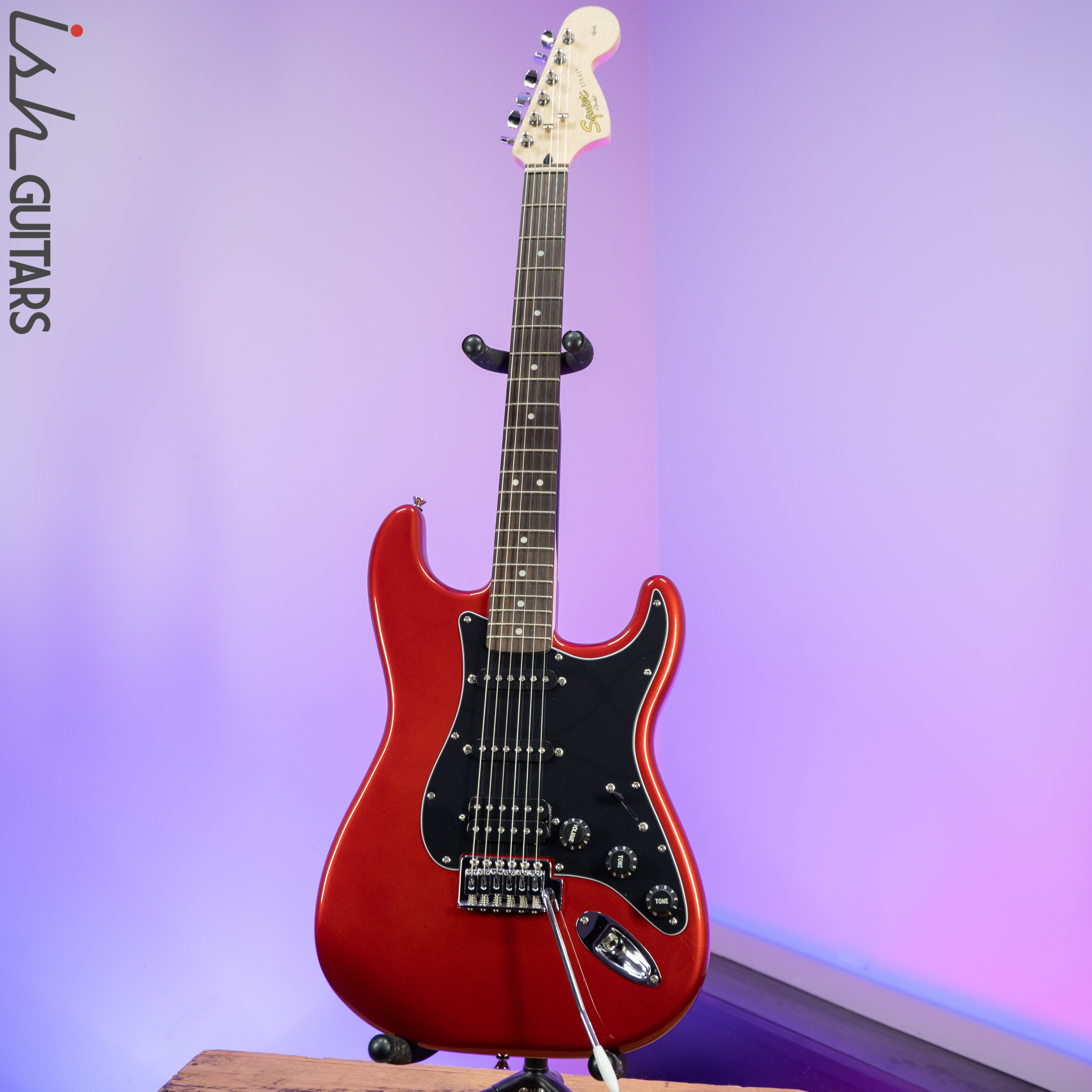 2016 Fender Squier Affinity Series Strat HSS Metallic Red – Ish