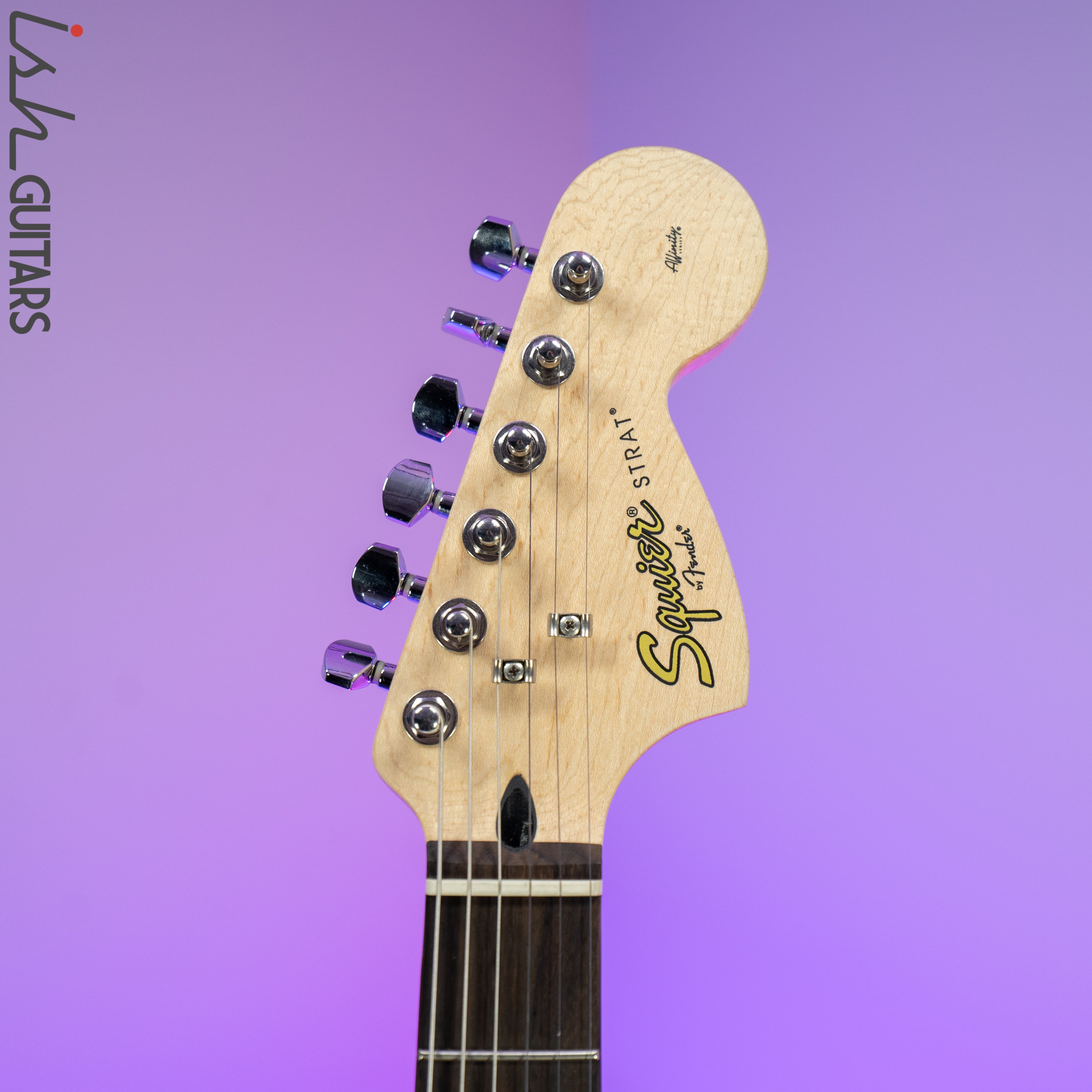 2016 Fender Squier Affinity Series Strat HSS Metallic Red – Ish