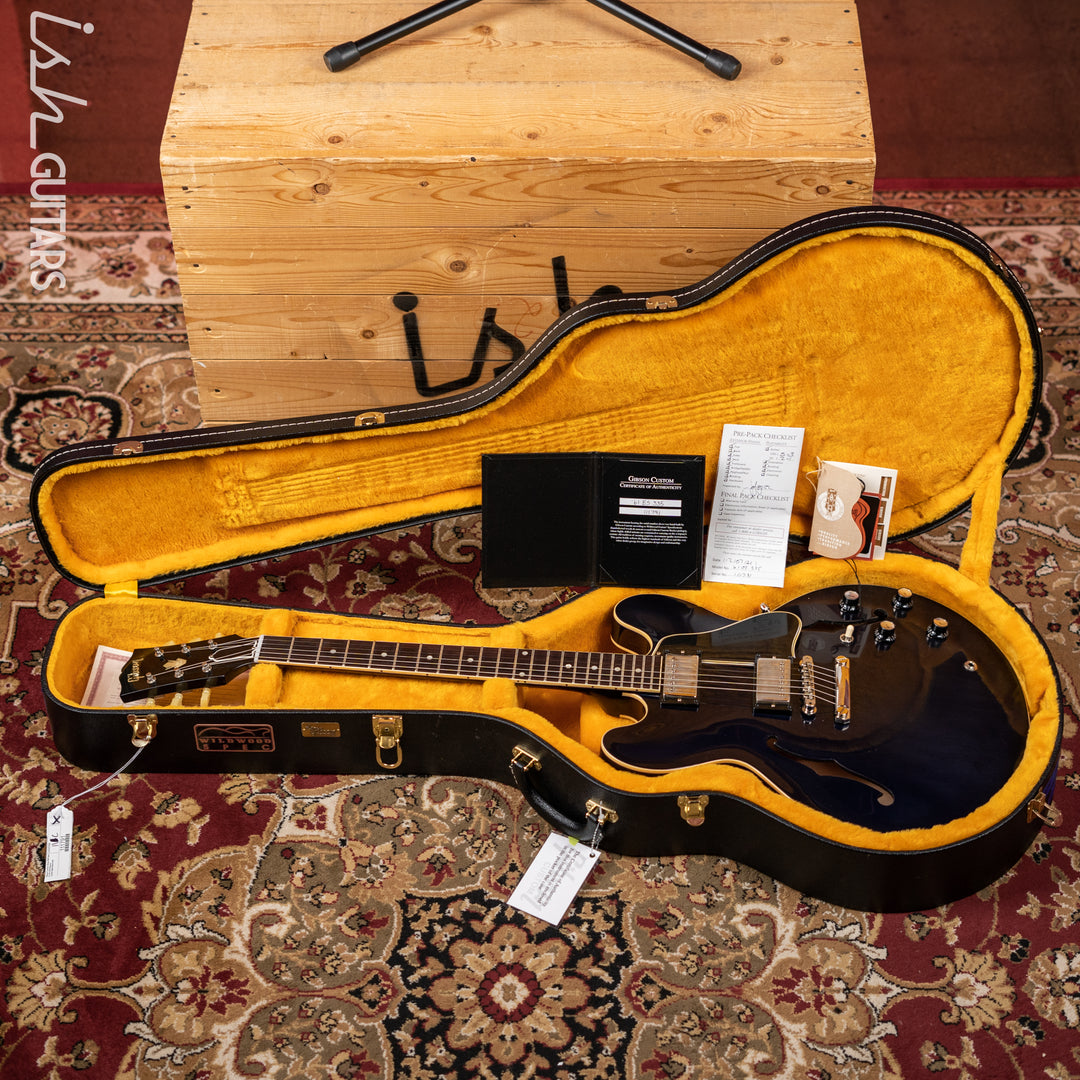 2021 Gibson Custom Shop ‘61 ES-335 Wildwood VOS Candy Apple Blue