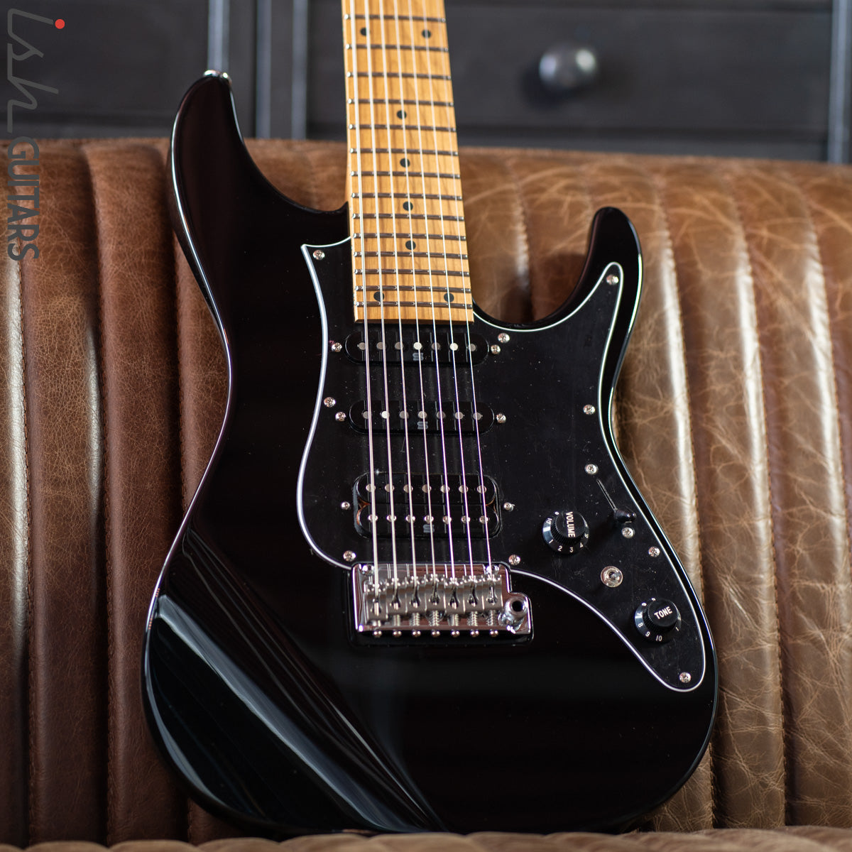 Ibanez AZ24047 Prestige 7-String Electric Guitar Black – Ish Guitars