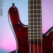 2015 Spector Euro Rebop Bantam Short Scale Bass Black Cherry