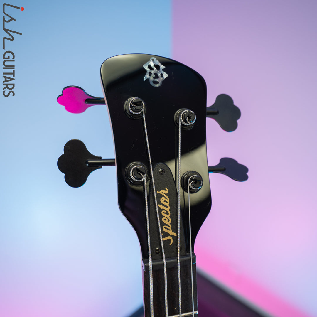 2015 Spector Euro Rebop Bantam Short Scale Bass Black Cherry