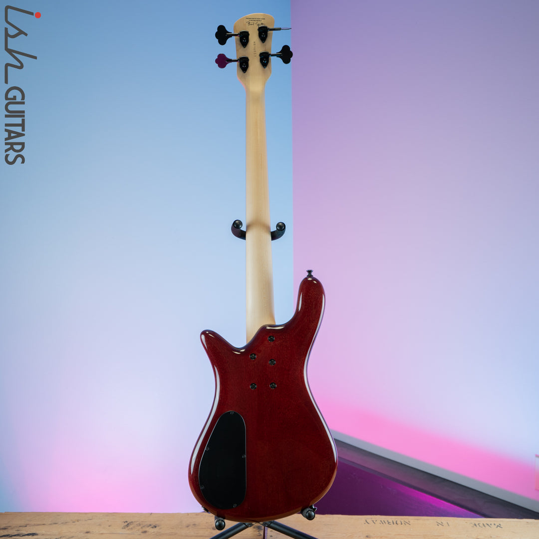 2015 Spector Euro Rebop Bantam Short Scale Bass Black Cherry