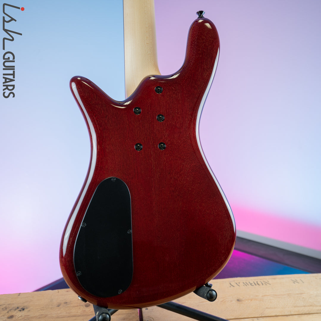 2015 Spector Euro Rebop Bantam Short Scale Bass Black Cherry