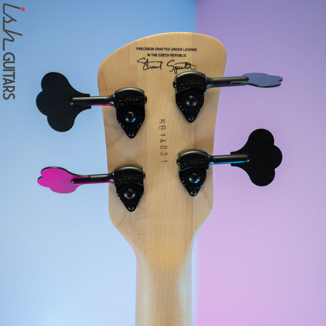 2015 Spector Euro Rebop Bantam Short Scale Bass Black Cherry