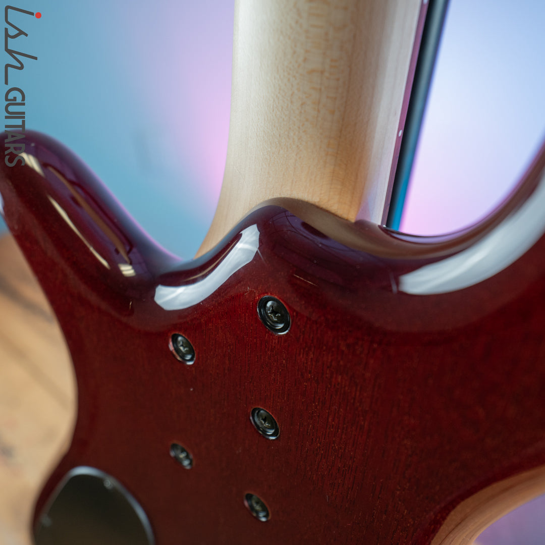2015 Spector Euro Rebop Bantam Short Scale Bass Black Cherry