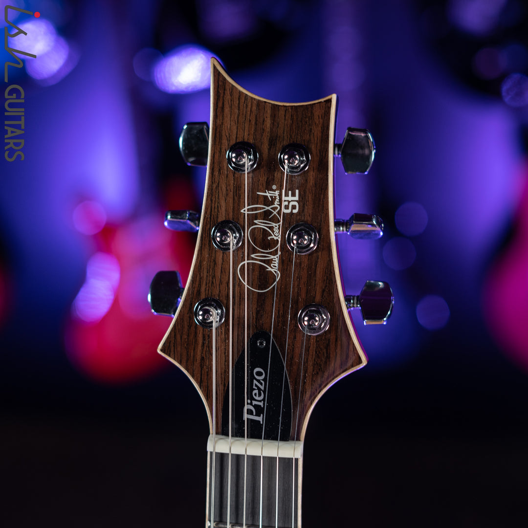 PRS SE Hollowbody II Piezo Electric Guitar Black Gold Sunburst Demo