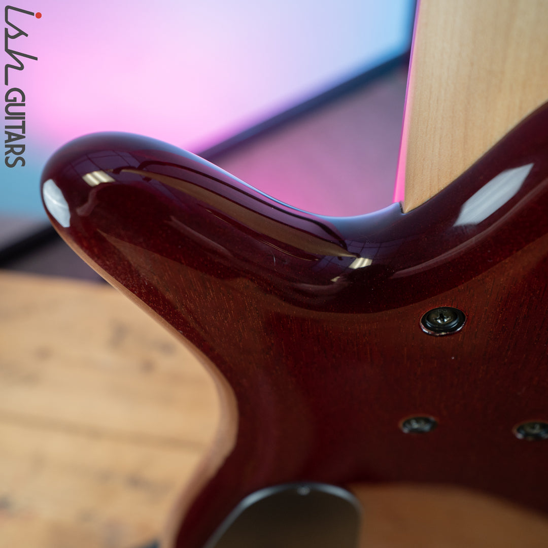 2015 Spector Euro Rebop Bantam Short Scale Bass Black Cherry