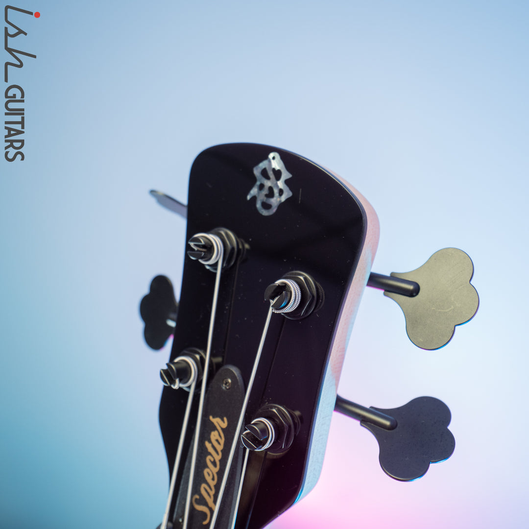 2015 Spector Euro Rebop Bantam Short Scale Bass Black Cherry